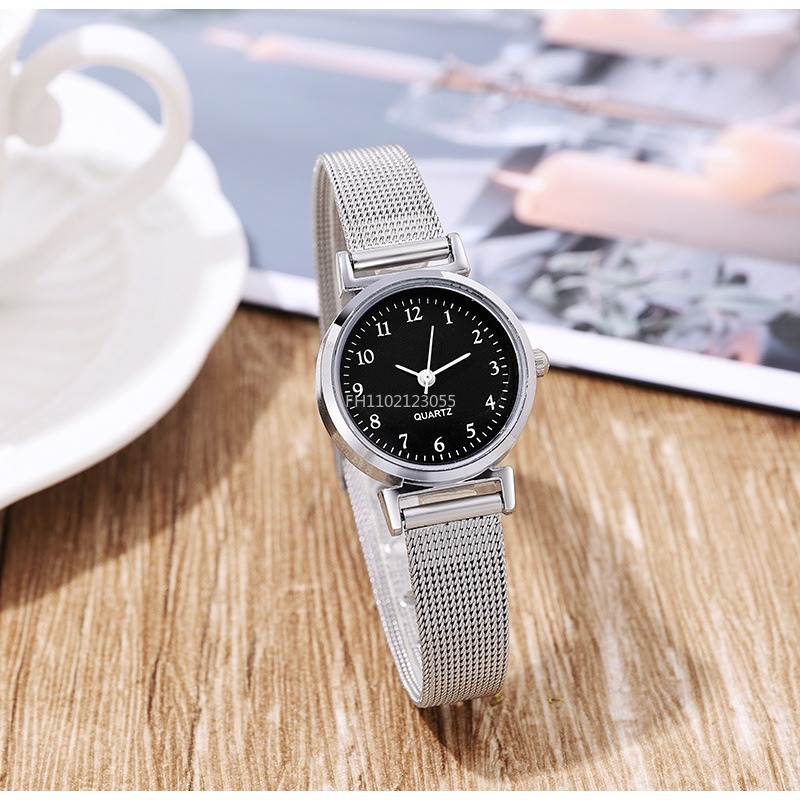 Mesh Stainless Strap - Simplicity Style Korean Women Student Watch