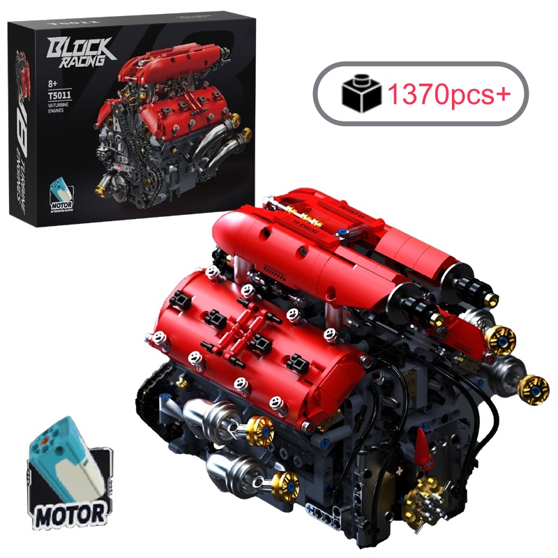 Watch V8 - Technical V8 Engine Model Building Blocks