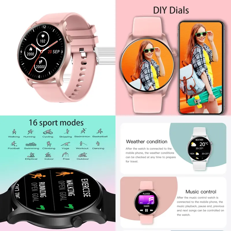 Smartwatch Watches For Women - SENBONO MAX8 Men Smart Watch Women