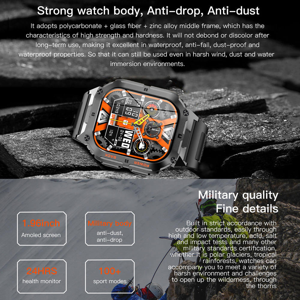 K61 Pro Smart Watch Men Women  - Smartwatch Digital Watches For Women ulasan dan harga