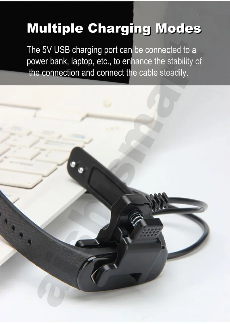 Clip Charger 2pin 3pin 3mm 4mm - Watch X7 ulasan dan harga