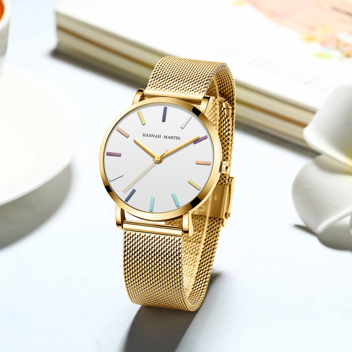 Hannah Martin Top Women Watch  - Mesh Stainless Strap ulasan dan harga