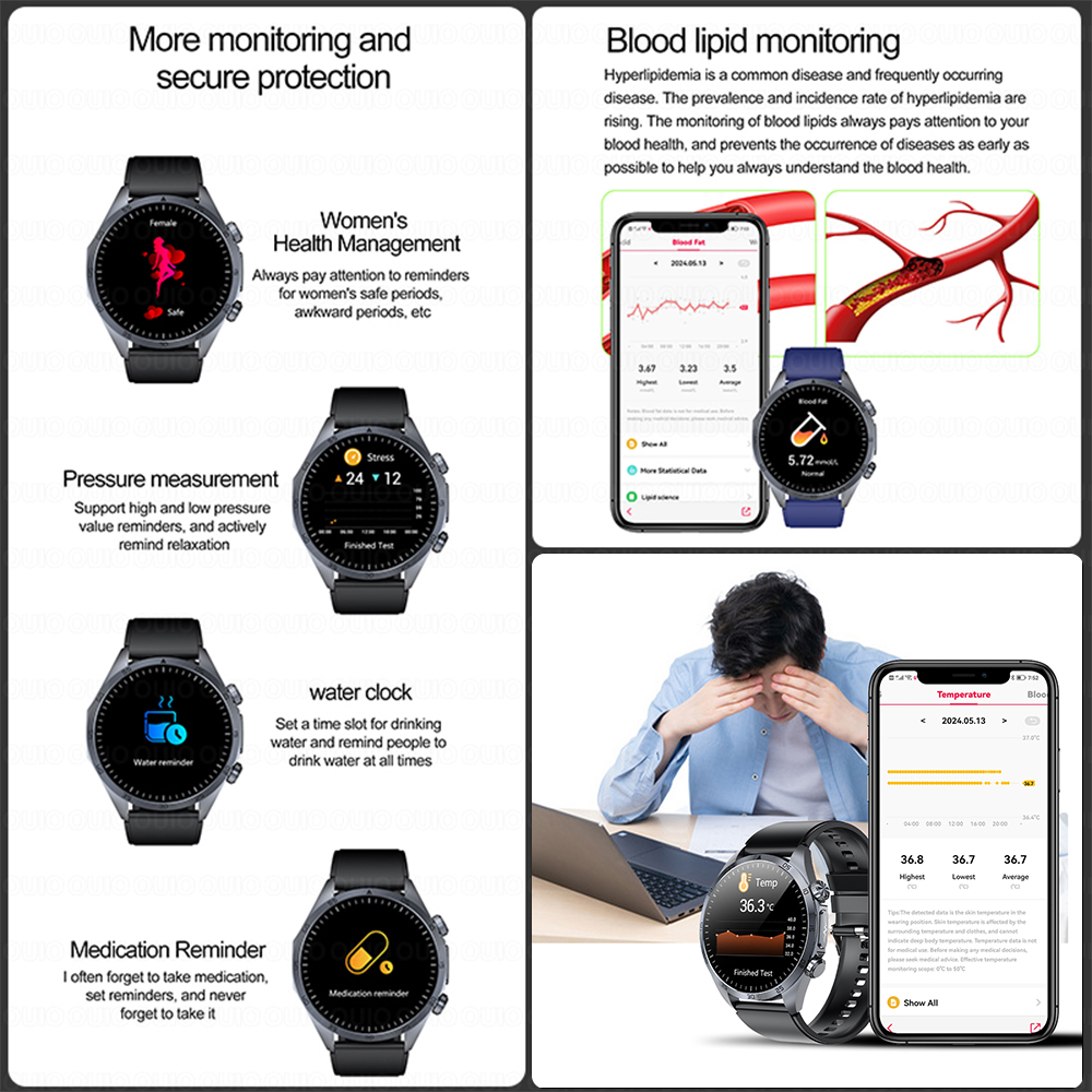 2026 New Accurate Body Health  - Smartwatch Online Watches For Men ulasan dan harga