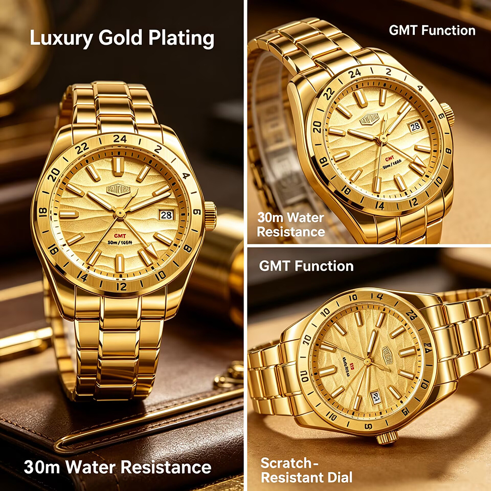 Quality Original GMT Men Clock - Smartwatch Watches For Men Brands ulasan dan harga