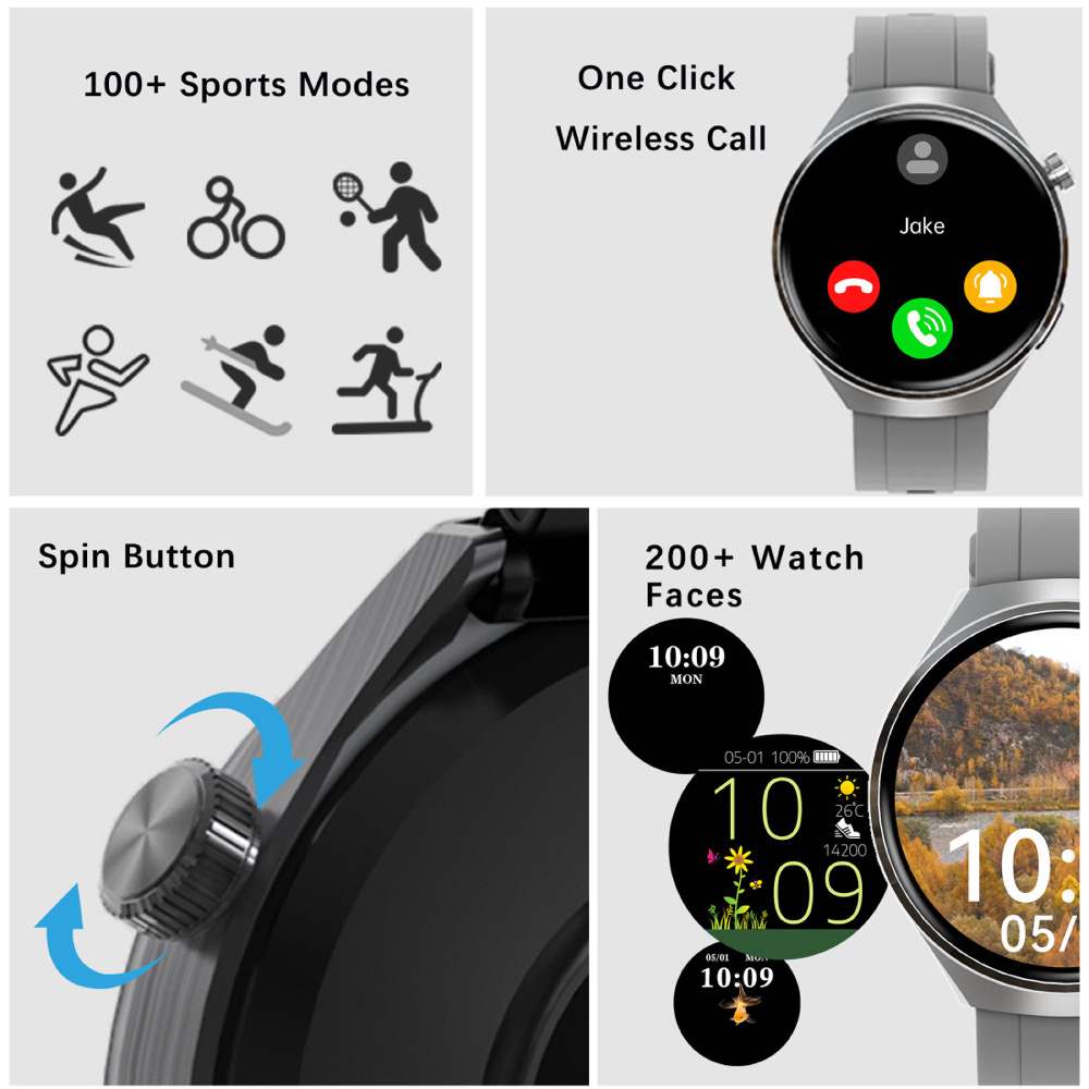 One Click Wireless Call Smartw - Smartwatch Digital Watches For Women ulasan dan harga