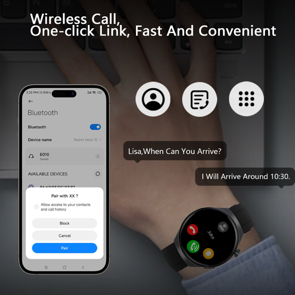 One Click Wireless Call Smartw - Smartwatch Digital Watches For Women ulasan dan harga