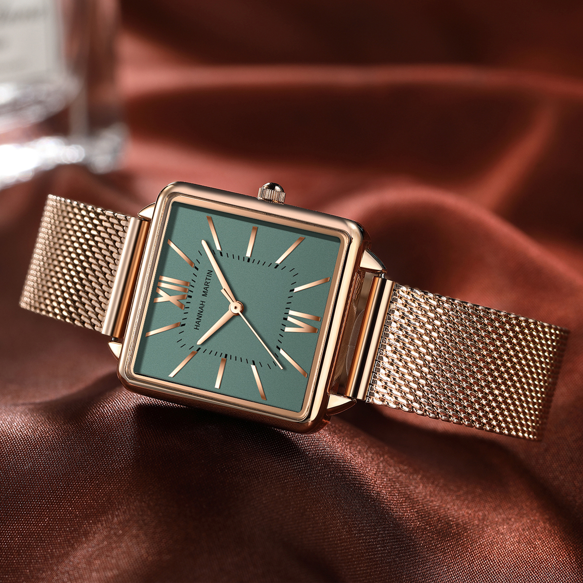 Ladies Square High Quality Sta - Mesh Stainless Strap ulasan dan harga