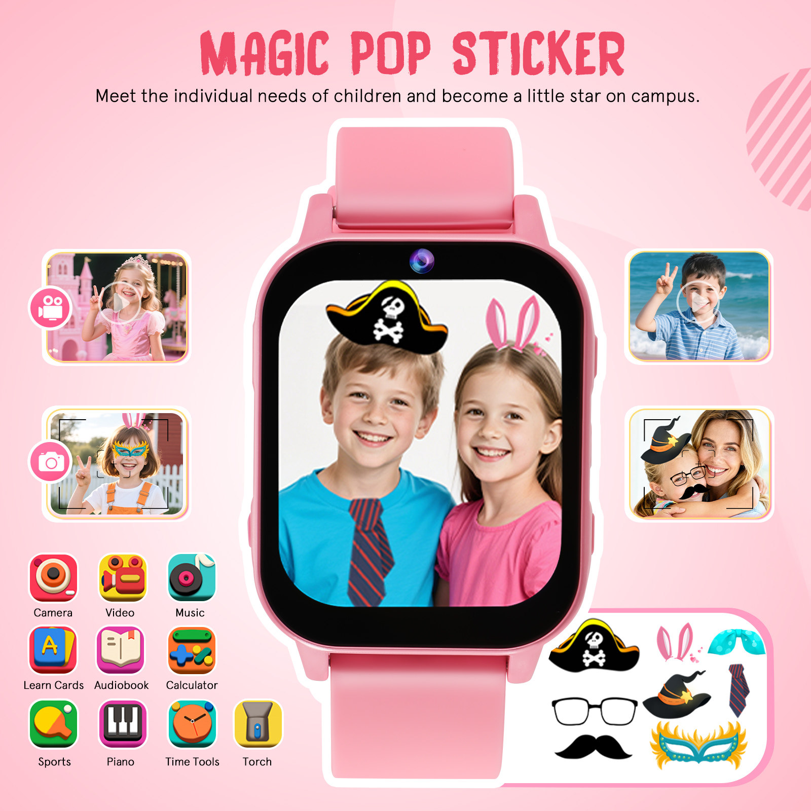 Kids Watch with Games Educatio - Smartwatch Digital Watches For Kid Girl ulasan dan harga