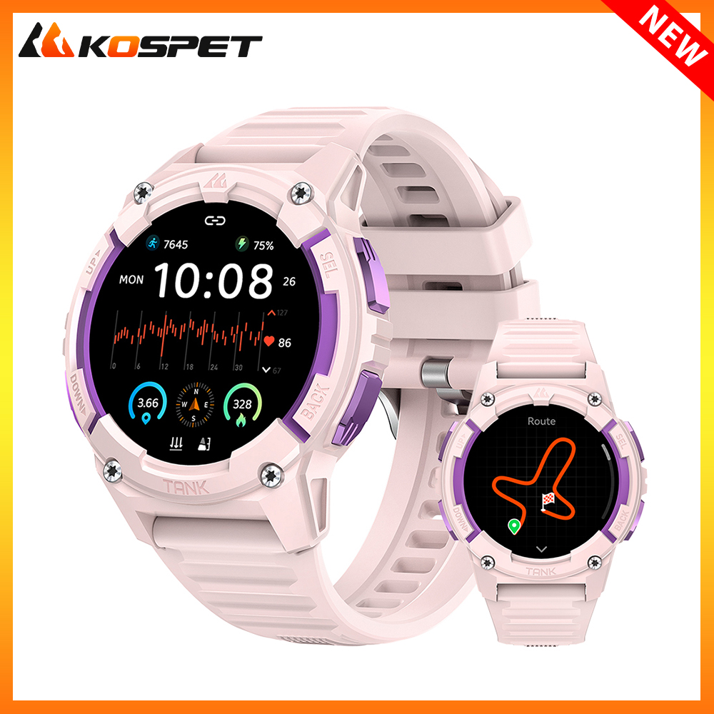 KOSPET TANK S2 GPS Smart Watch - Smartwatch Digital Watches For Women ulasan dan harga