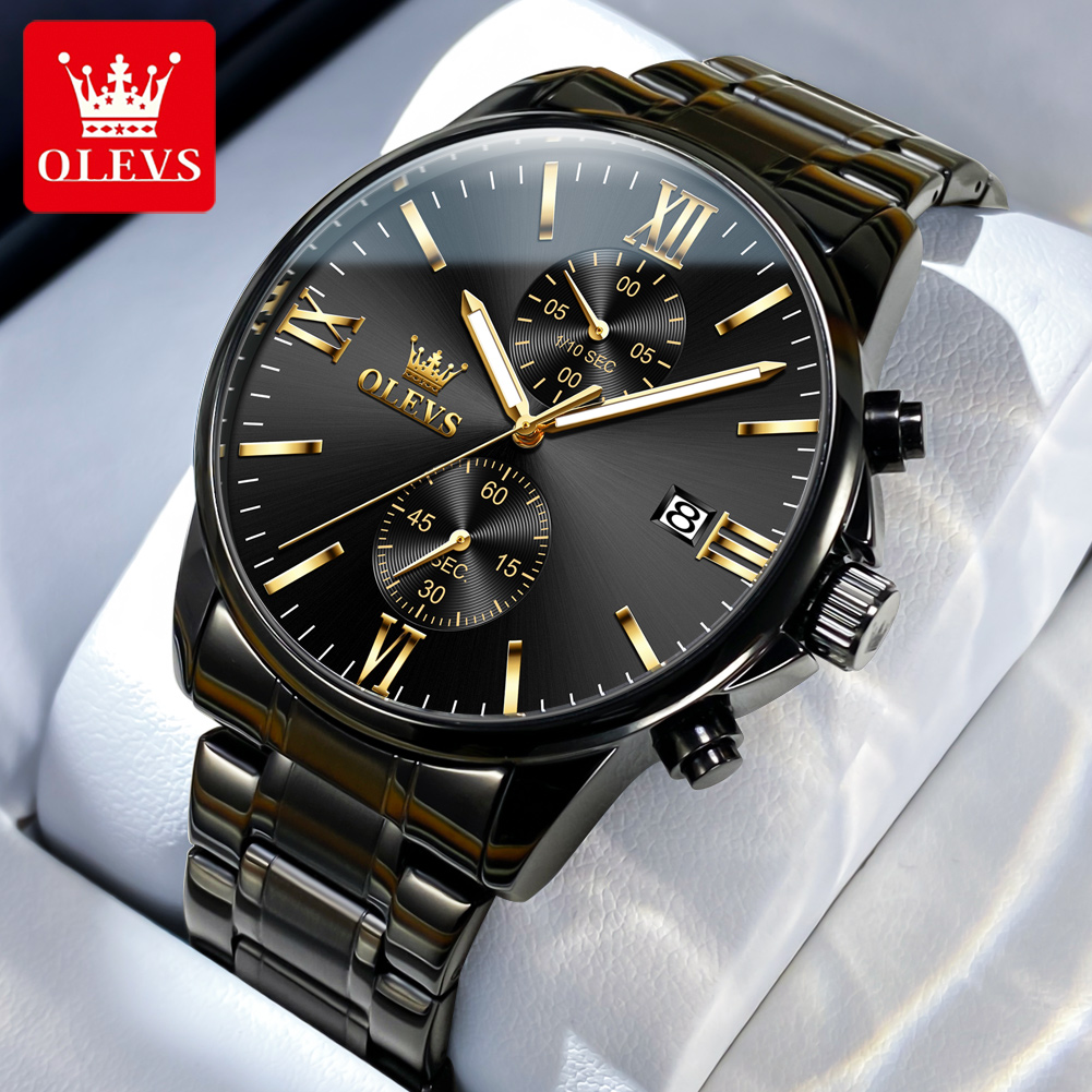 OLEVS 2886 Classic Black Quart - Smartwatch Watches For Men Brands ulasan dan harga