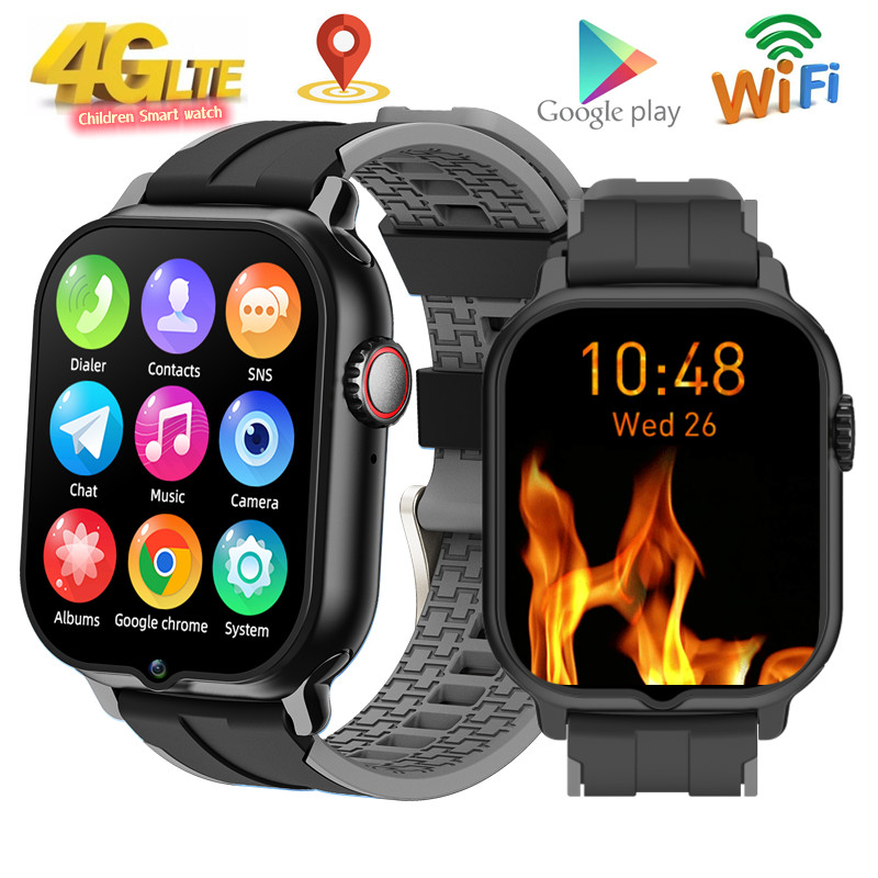 2024 Kids Watch Android 9.0 4G - Smartwatch Watches For Kid Boy With Gps ulasan dan harga