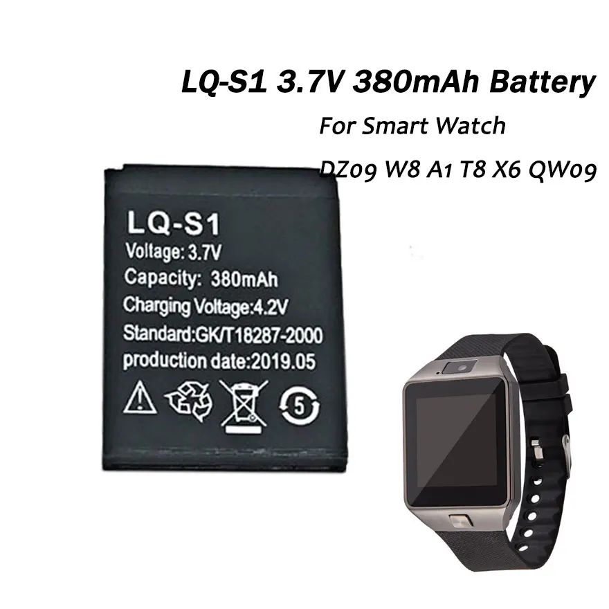 LQ-S1 3.7V 380mAh Smartwatch B - Watch V8 ulasan dan harga