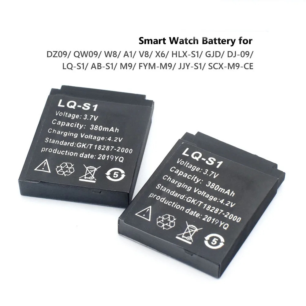 LQ-S1 3.7V 380mAh Smartwatch B - Watch V8 ulasan dan harga