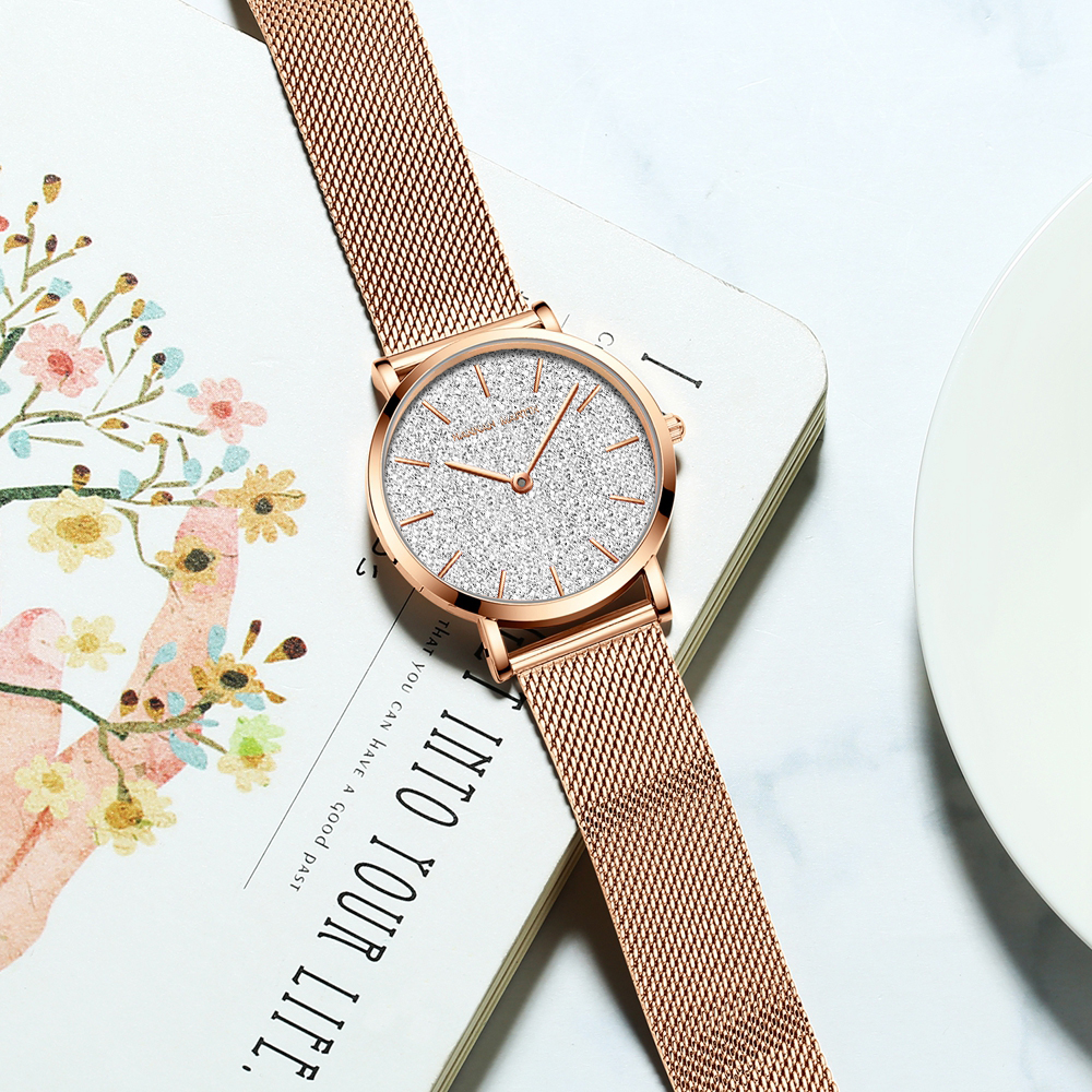 Hannah Martin Luxury Women's W - Mesh Stainless Strap ulasan dan harga