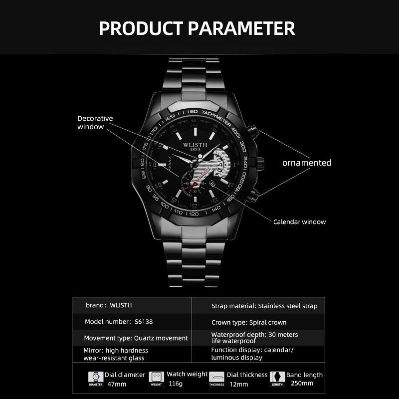 Luxury Brand Man Watch Waterpr - Smartwatch Watches For Men Brands ulasan dan harga
