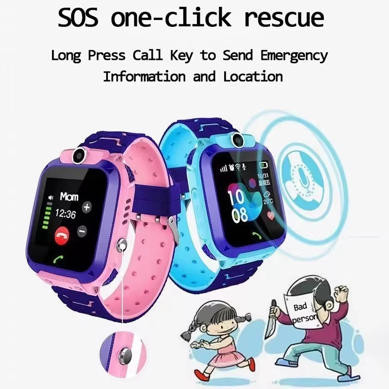 Lenovo Q12 Children's Smart Wa - Smartwatch Watches For Kid Boy With Gps ulasan dan harga