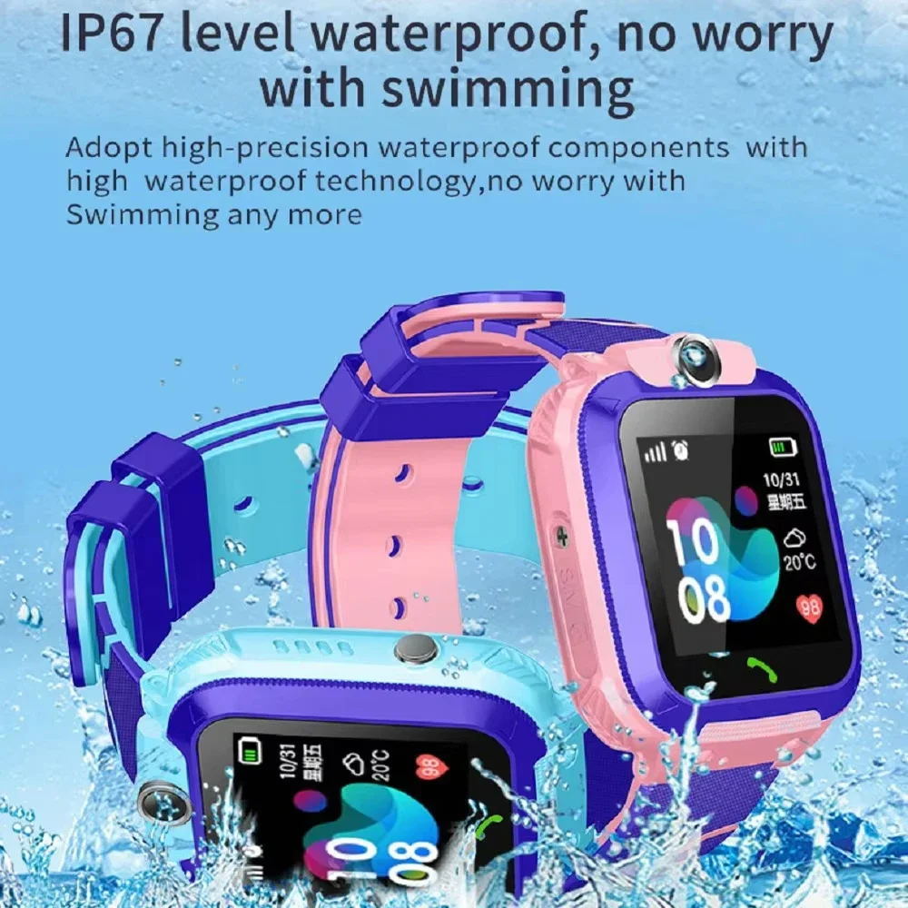Lenovo Q12 Children's Smart Wa - Smartwatch Watches For Kid Boy With Gps ulasan dan harga