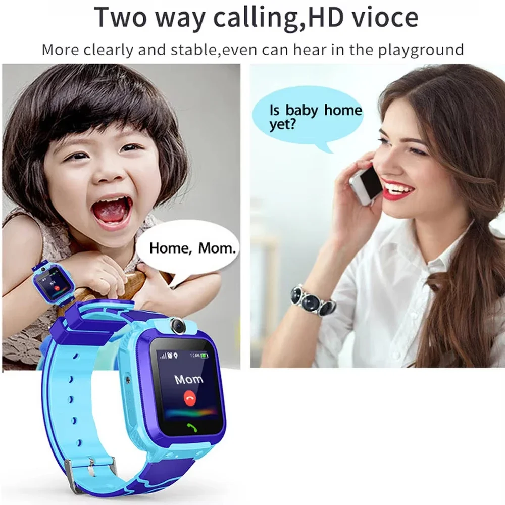 Lenovo Q12 Children's Smart Wa - Smartwatch Watches For Kid Boy With Gps ulasan dan harga