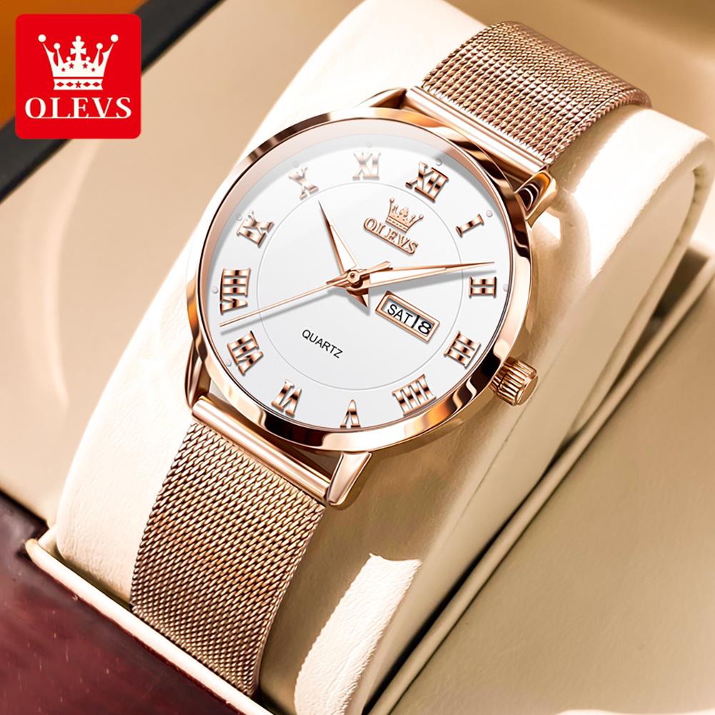 OLEVS 2920 Elegant Original Wo - Mesh Stainless Strap ulasan dan harga