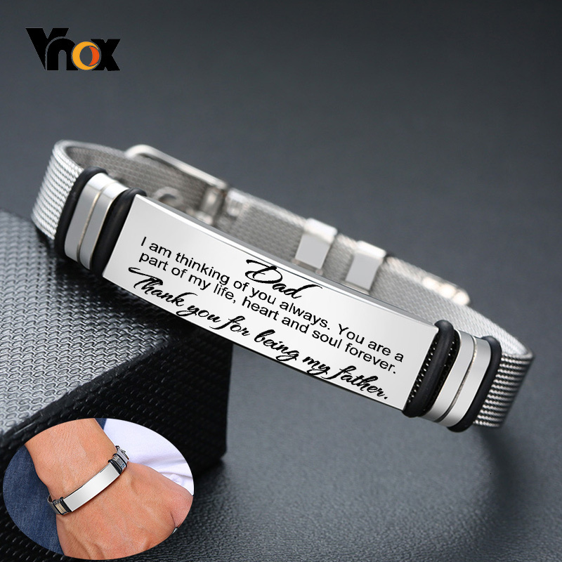Vnox Mens Stainless Steel Cust - Mesh Stainless Strap ulasan dan harga