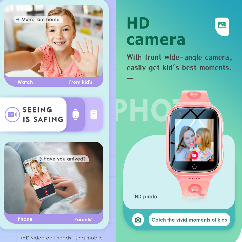 4G Smart Watch Kids GPS WiFi V - Smartwatch Watches For Kid Boy With Gps ulasan dan harga