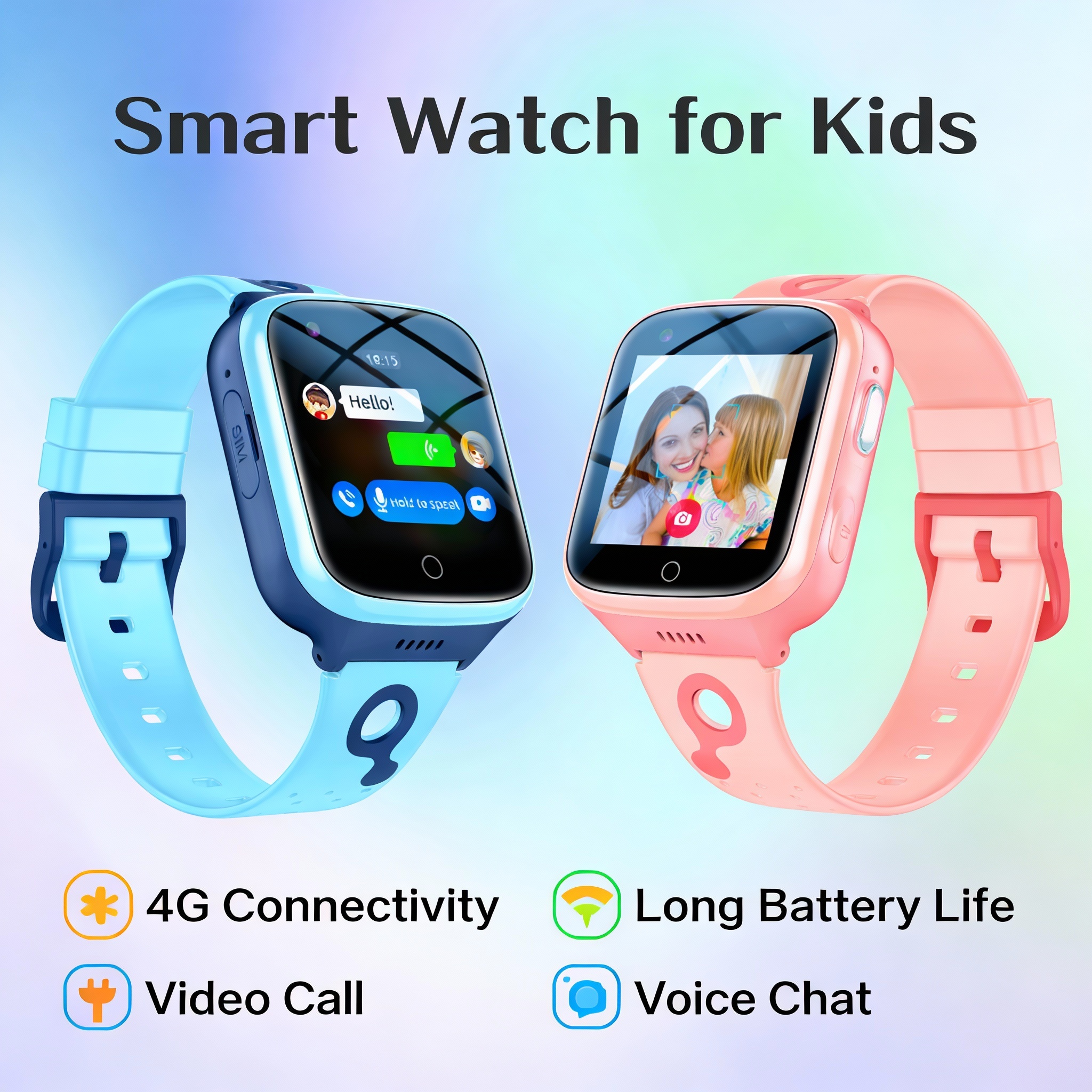 4G Smart Watch Kids GPS WiFi V - Smartwatch Watches For Kid Boy With Gps ulasan dan harga