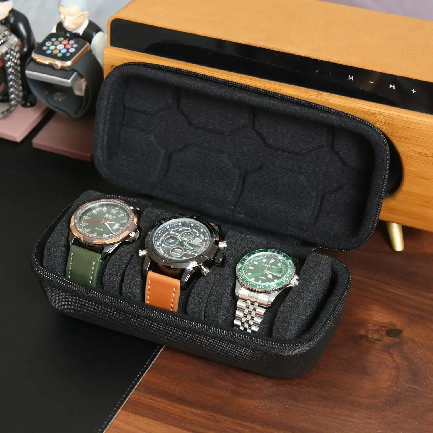 Watch Box Organizer For Men or - Tag Watches Smartwatch ulasan dan harga