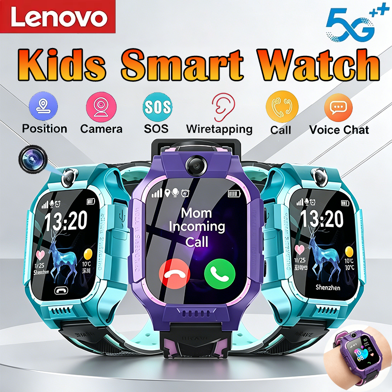 Lenovo 2026 New 5G Waterproof  - Smartwatch Watches For Kid Boy With Gps ulasan dan harga
