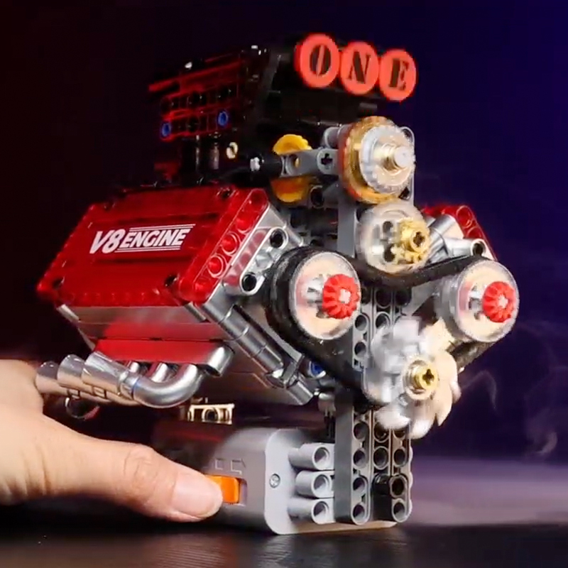 V8 Engine Motorized Simulation - Watch V8 ulasan dan harga