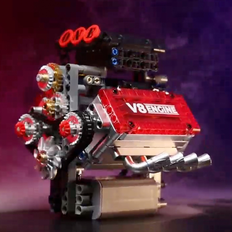V8 Engine Motorized Simulation - Watch V8 ulasan dan harga
