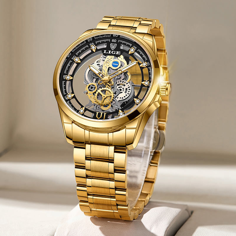 2026 LIGE Men Watch Skeleton A - Smartwatch Watches For Men Brands ulasan dan harga