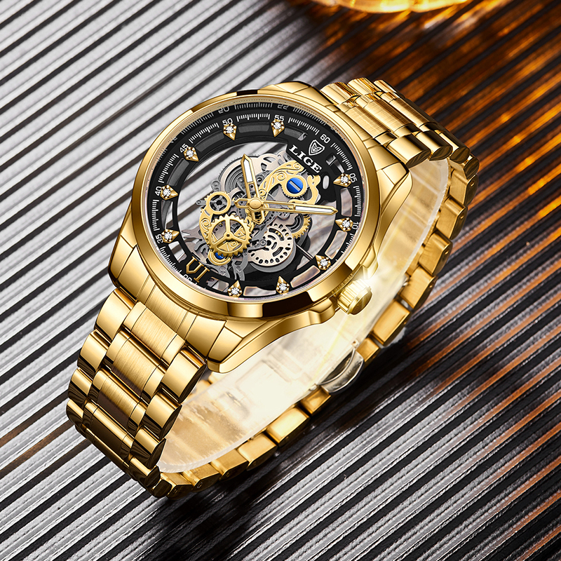2026 LIGE Men Watch Skeleton A - Smartwatch Watches For Men Brands ulasan dan harga