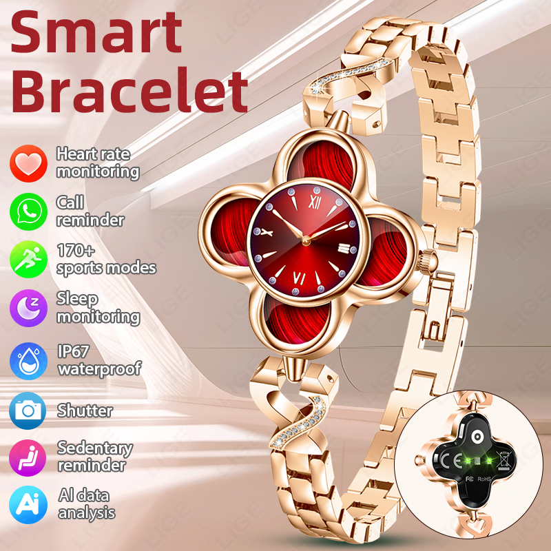 LIGE Quartz Smartwatch AI Brac - Smartwatch Digital Watches For Women ulasan dan harga