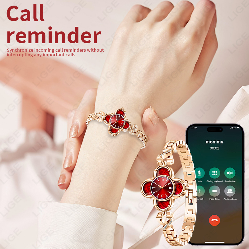LIGE Quartz Smartwatch AI Brac - Smartwatch Digital Watches For Women ulasan dan harga