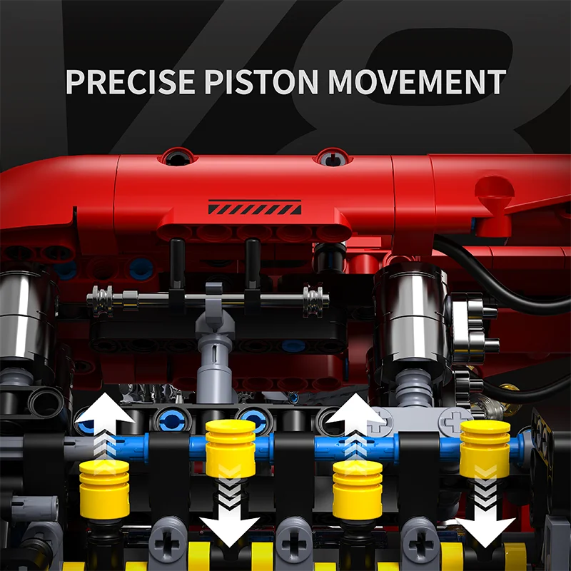 Technical V8 Engine Model Buil - Watch V8 ulasan dan harga