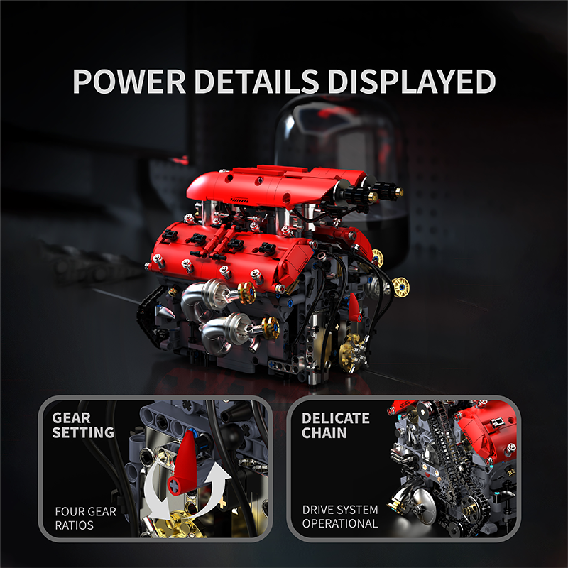 Technical V8 Engine Model Buil - Watch V8 ulasan dan harga