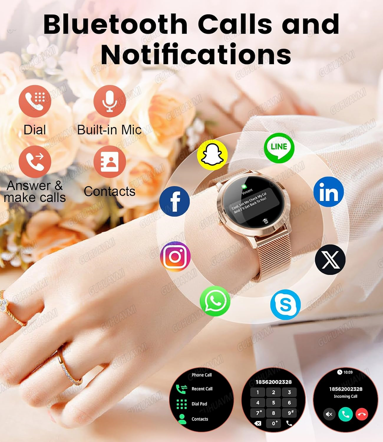 2026 New Ultra-thin Smart Watc - Smartwatch Digital Watches For Women ulasan dan harga