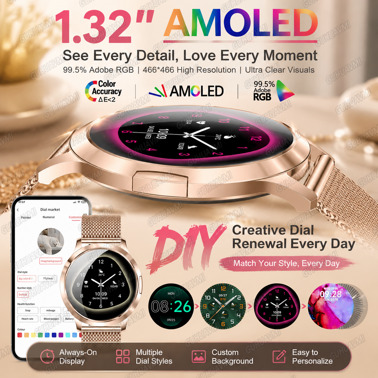 2026 New Ultra-thin Smart Watc - Smartwatch Digital Watches For Women ulasan dan harga