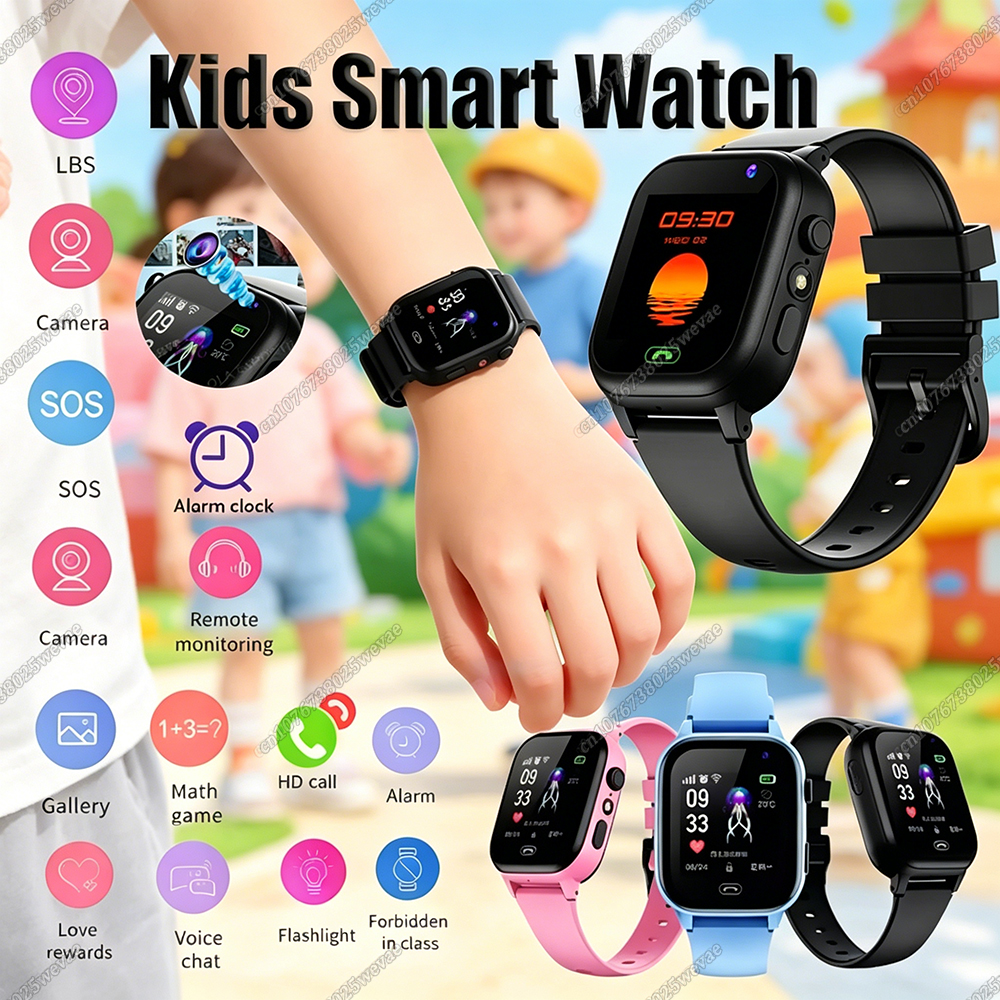 New 2026 Kids Smart Watch SOS  - Smartwatch Watches For Kid Boy With Gps ulasan dan harga