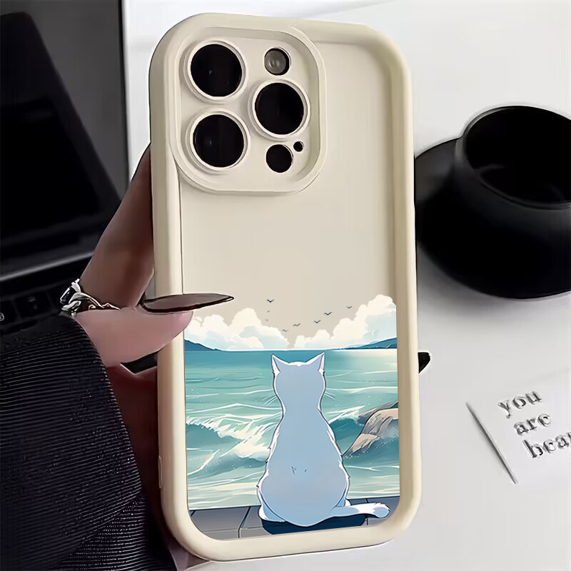 Cute Cat Watching the Sea Phon - Watch Watch Xs ulasan dan harga