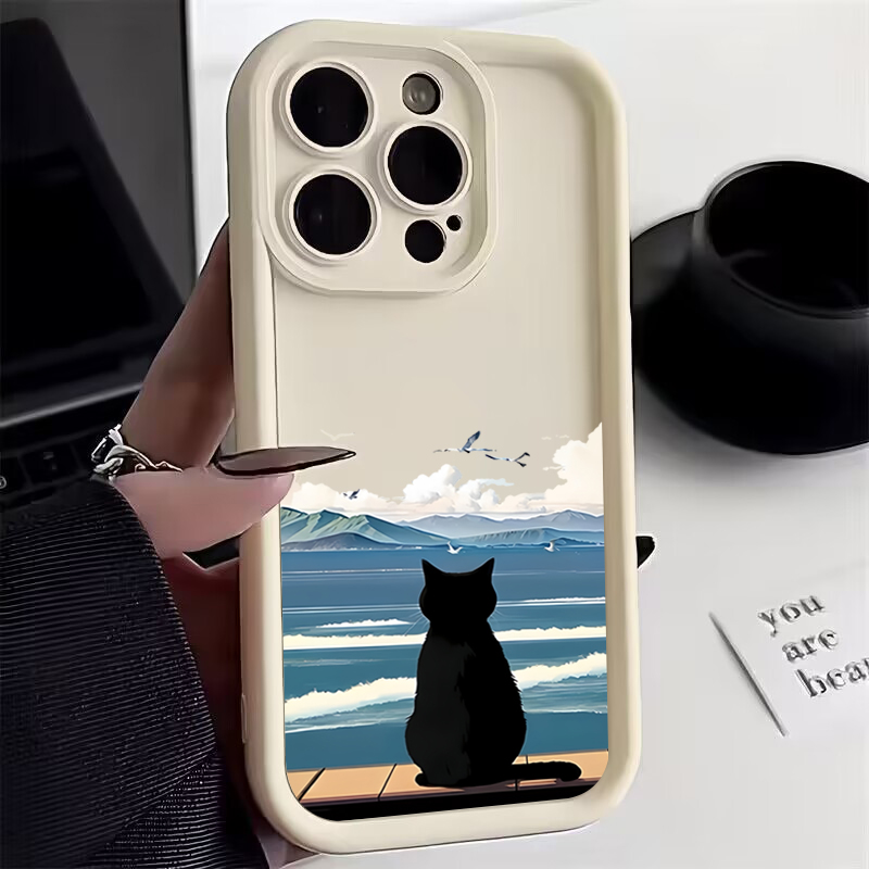 Cute Cat Watching the Sea Phon - Watch Watch Xs ulasan dan harga