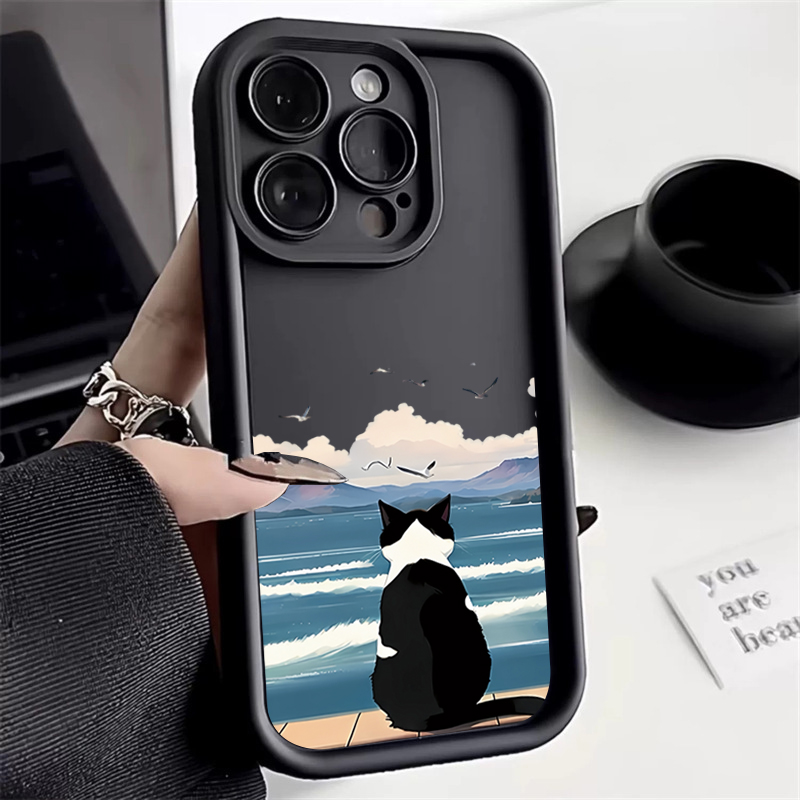 Cute Cat Watching the Sea Phon - Watch Watch Xs ulasan dan harga