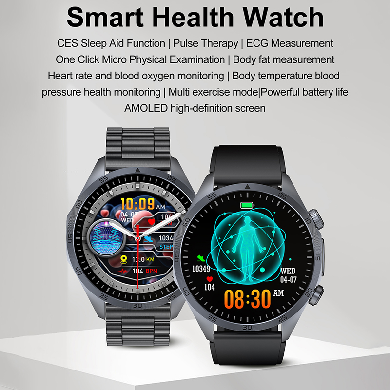 2025 New Pulse Therapy  Blood  - Smartwatch Online Watches For Men ulasan dan harga