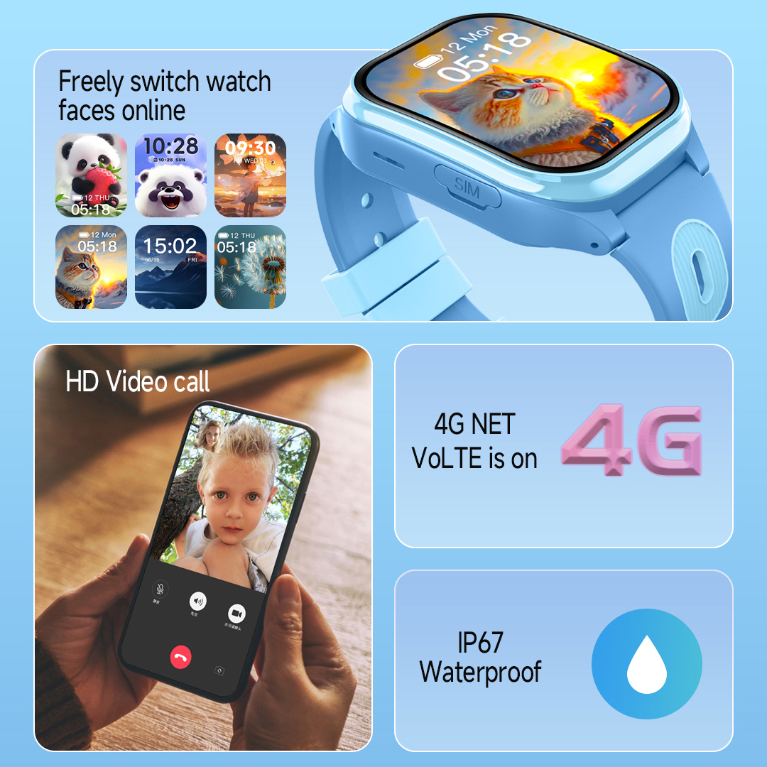 Kids 4G Smart Phone Watches 2+ - Smartwatch Watches For Kid Boy With Gps ulasan dan harga