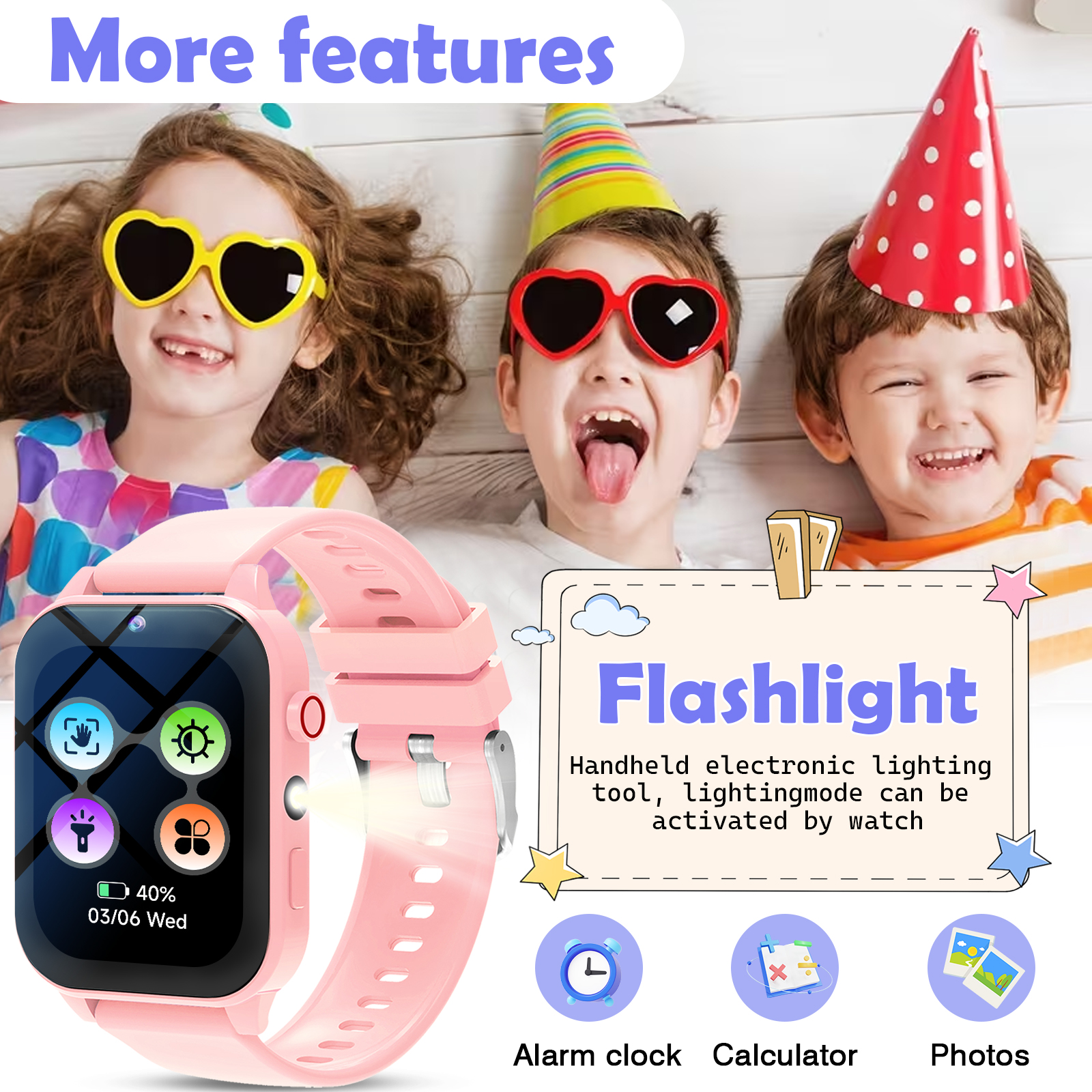 Kids Smart Watch, Multiple Puz - Smartwatch Digital Watches For Kid Girl ulasan dan harga