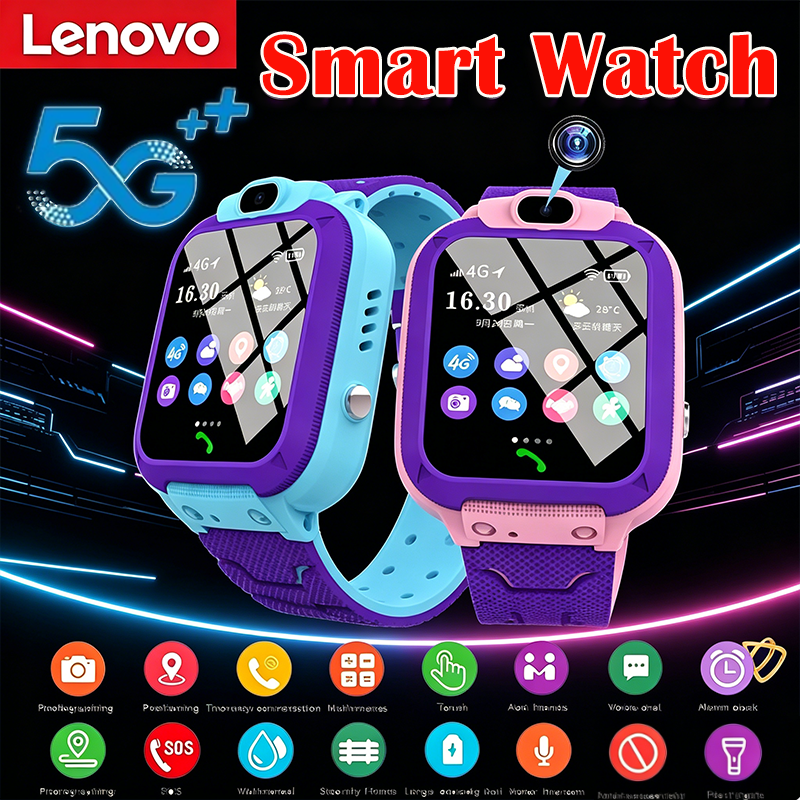 Lenovo 2026 New 5G Waterproof  - Smartwatch Watches For Kid Boy With Gps ulasan dan harga