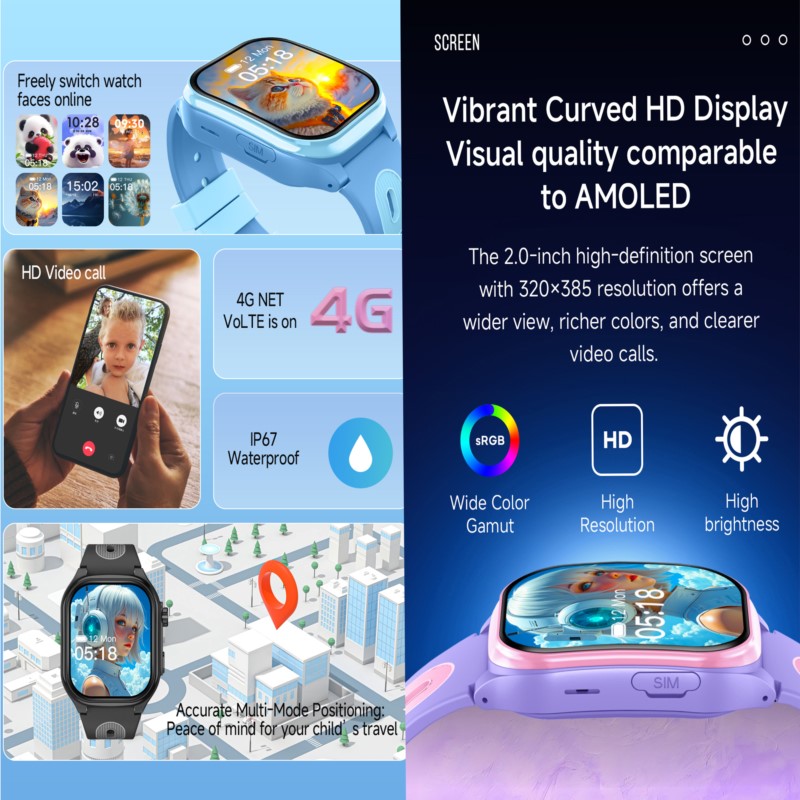Smart Watch for Kids with GPS  - Smartwatch Watches For Kid Boy With Gps ulasan dan harga