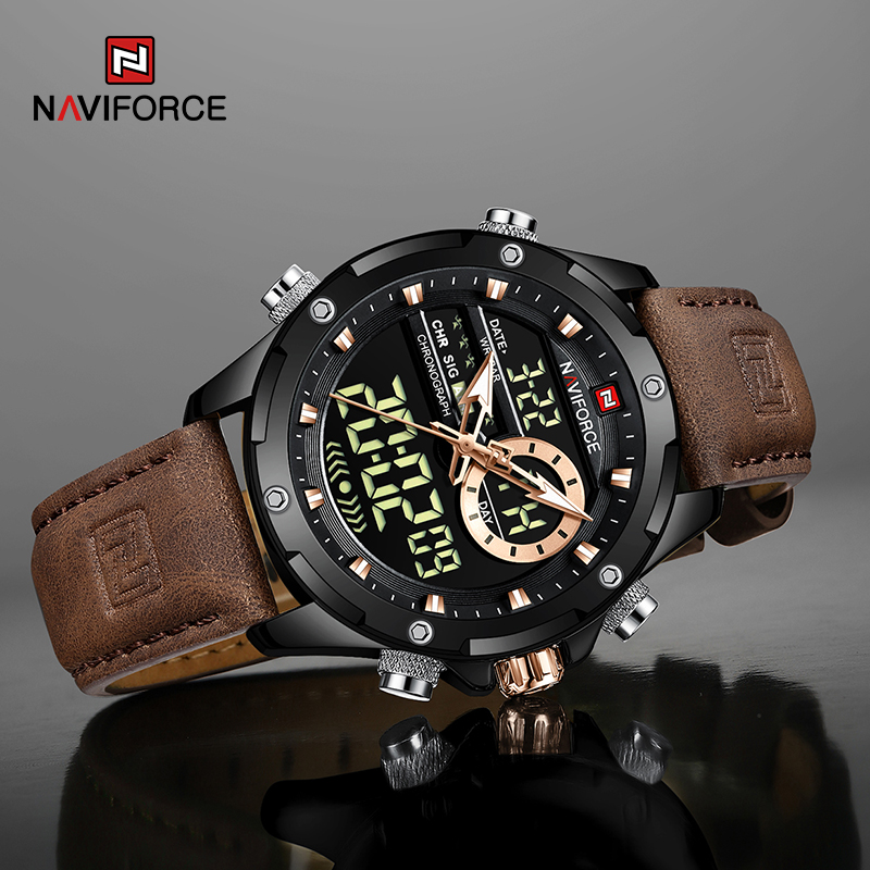 New NAVIFORCE Men Watches Quar - Smartwatch Watches For Men Brands ulasan dan harga