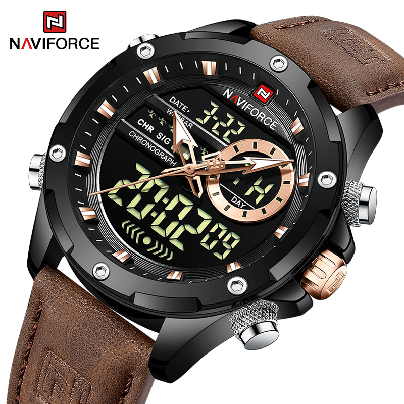 New NAVIFORCE Men Watches Quar - Smartwatch Watches For Men Brands ulasan dan harga