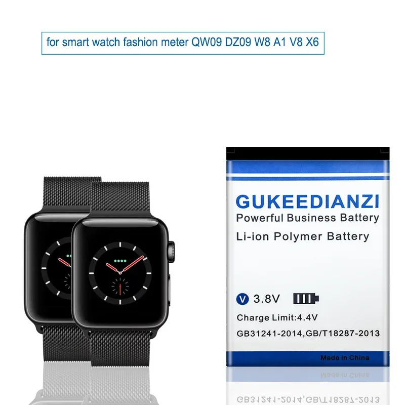 630mAh LQ-S1 Watch Battery For - Watch V8 ulasan dan harga